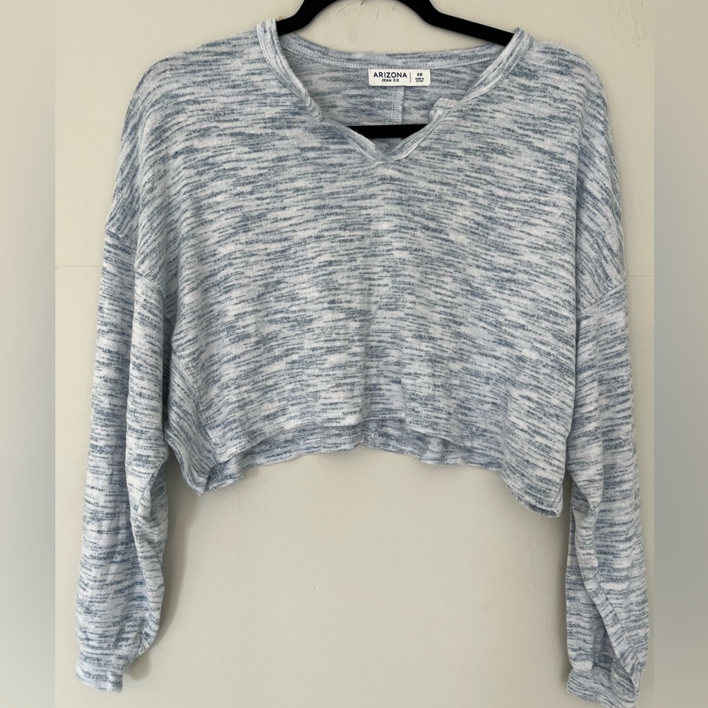 Arizona Jean Co Cropped Sweater Blue Women’s XS